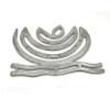 Zinc Helix Vastu Remedies for North-East Ishanya Dosha Nivaran Missing Corner & Cuts Remedies (Silver Grey, 3 inch, 1pc) by Indian Collectible view 4