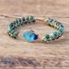 4mm Beads Handmade Women Men Fatima Hands Charm Bracelets African Japser String Braided Bracelets Yoga Friendship Bracelet view 2