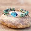 4mm Beads Handmade Women Men Fatima Hands Charm Bracelets African Japser String Braided Bracelets Yoga Friendship Bracelet view 4