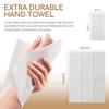 SUZZYVINE Disposable Dinner Napkins with Built-in Flatware Pocket, Cloth Like Napkins For Wedding Party Elegant Big Linen Feel Napkins, 100 Count 16" x 16" view 2