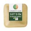 Charity Leaf Disposable Palm Leaf 3.5" Square Mini Bowl (25 pcs) Dipping Bowls | Bamboo Like| All Natural and Biodegradable | Charcuterie Boards, BBQs, and Parties view 1