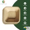 Charity Leaf Disposable Palm Leaf 2.5" Square Mini Bowl (25 pcs) Dipping Bowls | Bamboo Like| All Natural and Biodegradable | Charcuterie Boards, BBQs, and Parties view 2
