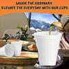 Concession Essentials 12oz Disposable White Foam Cups - Pack of 100ct (CE-Foam Cups 12-100ct) view 2