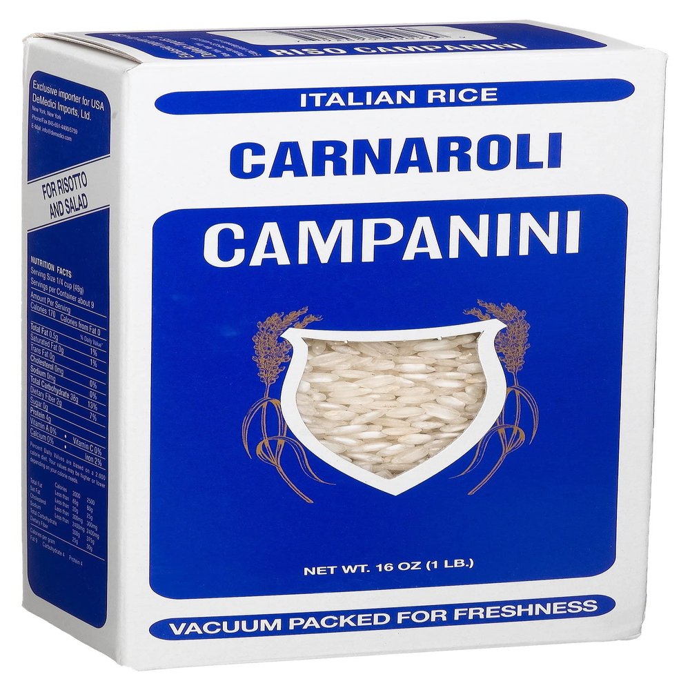 3 Set Campanini Carnaroli Rice, 16-Ounce Boxes (Pack of 4)