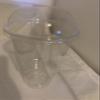 25sets 32oz. Plastic Ultra Clear Cups with dome lids is for cold drinks like iced coffee, Bubble Tea, Frozen Cocktails, water, Sosa and juices (30oz+ dome lids 25sets) (25 CUP+25 DOME LIDS) view 2