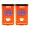 Fireside Coffee - Vanilla Chai Tea Latte - 2 Pack of 8 oz Canisters - Easy Instant Flavored Chai Tea Served as Hot Chai, Iced Chai, or Frappe view 1