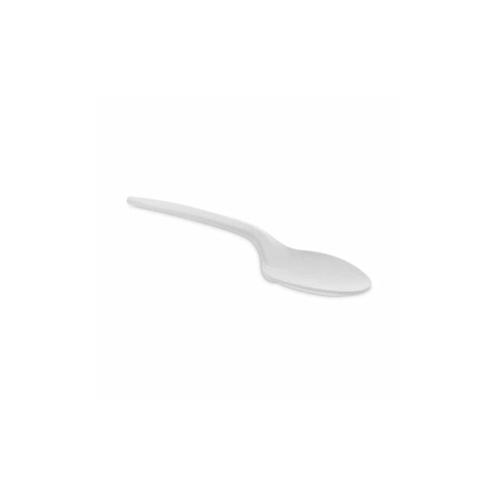 Pactiv Evergreen Fieldware Cutlery, Spoon, Mediumweight, White, 1,000/Carton