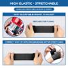 BANDVET WRAP Self Adhesive Bandage Wrap - Pack of 12 Black Color, Non-Woven, Breathable & Water-Resistant Vet Wrap for First Aid, Sports Injury, Body Sprains, & Pets - 2 Inch x 5 Yards view 3