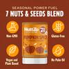 NuttZo Pumpkin Spice Power Fuel 7 Nuts and Seeds Butter, Seasonal Edition, Made with Cashews, Almonds, Brazil Nuts, Flax Seeds, Chia Seeds, Pumpkin Seeds, and Hazelnuts, 5g Protein, 16 oz Jar view 3