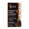 P.R.I Manuka Honey Lozenges with Propolis, Aniseed Cough Drops, Natural Throat Drops, MGO 300+ Certified (16 Count) view 1