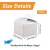 MOROBOR Butterfly Candy Boxes,50pcs White Butterfly Party Wedding Favour Boxes Decoration Sweets Boxes Party Gift Boxes for Wedding, Birthday, Baby Shower, Christmas, Party view 2