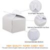 MOROBOR Butterfly Candy Boxes,50pcs White Butterfly Party Wedding Favour Boxes Decoration Sweets Boxes Party Gift Boxes for Wedding, Birthday, Baby Shower, Christmas, Party view 3