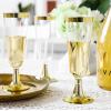 6 Pack Plastic Champagne Flutes 5 Oz Plastic Champagne Glasses Clear Unbreakable Toasting Glasses Disposable Wedding Party Cocktail Cups Disposable Wine Glasses Reusable Perfect for Wedding Or Party view 4