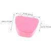 FOMIYES 2PCS Cups for Soaking Dentures, Case, Case Leak Proof, Bath Case, False Container- For Artificial Teeth, Gum Shields, Retainer -Clamshell view 2