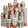 Skyley 600 Pack 3 oz Bathroom Paper Cups for Kids Disposable Mini Animal Mouthwash Cup Small Cold Beverage Drinking Container for Home Office Birthday Party Water Coolers(Red and Black Plaid Style) view 1