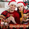 100 Pcs Christmas Disposable Paper Cups 9oz Buffalo Plaid Xmas Coffee Cups with Red Black 5 Design for Christmas Holiday Dinnerware Decorations Party Supplies, Cold Hot Drinks Chocolate Tea Cocoa view 4