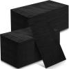 Kisston 200 Pcs Black Dinner Paper Napkins Disposable Linen Napkins Soft and Absorbent Guest Towel Disposable Cloth Hand Towels for Kitchen Bathroom Wedding Guest Towels Dinner Party Napkin view 1