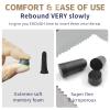 Black Soft Foam Ear Plugs for Concert Shooting Range Rave Festival Musicians Travel Hunting Ear Protection Hi Fidelity Noise Canceling Slim Fit Earbuds NRR 33Db SNR38dB EARS SECRET Shadow 20Pairs view 4