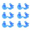 6 Pairs Silicone Swimming Earplugs, Comfortable, Watertight, Spiral Ear Plugs Professional Adult Dusty Proof Earplugs(Blue), Swimming Earplugs Watertight Silicone Water Sports Accessories 6 Pairs view 1