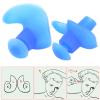 6 Pairs Silicone Swimming Earplugs, Comfortable, Watertight, Spiral Ear Plugs Professional Adult Dusty Proof Earplugs(Blue), Swimming Earplugs Watertight Silicone Water Sports Accessories 6 Pairs view 2