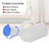 1x PP Male Urine Bottle (Milky) with Closure, Male Urinal, Capacity 1 Liter, autoclavable with Lid for Car, Old Man, Child for Outdoor Camping view 3
