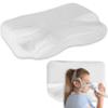 BraceAbility CPAP Pillow - Side Sleeper Positional Soft Memory Foam Orthopedic Contour Posture Wedge for Anti-Snoring Prevention Nasal Relief Therapy for Men and Women view 1