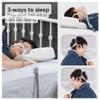 BraceAbility CPAP Pillow - Side Sleeper Positional Soft Memory Foam Orthopedic Contour Posture Wedge for Anti-Snoring Prevention Nasal Relief Therapy for Men and Women view 4