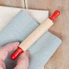 Group of 6 Red Handled Wood Craft Rolling Pins for Parties, Favors, and Embellishing view 2