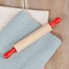 Group of 6 Red Handled Wood Craft Rolling Pins for Parties, Favors, and Embellishing view 3