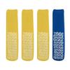 Nobles XXXL Extra Wide Bariatric Non Skid Slipper Socks for Swollen Feet and Edema -XXXL Extra Wide (4 Pairs 3 Yellow 1 Blue) view 2