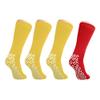 Nobles XXXL Extra Wide Bariatric Non Skid Slipper Socks for Swollen Feet and Edema -XXXL Extra Wide (4 Pairs 3 Yellow 1 Red) view 1