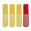 Nobles XXXL Extra Wide Bariatric Non Skid Slipper Socks for Swollen Feet and Edema -XXXL Extra Wide (4 Pairs 3 Yellow 1 Red) view 2