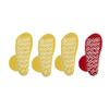 Nobles XXXL Extra Wide Bariatric Non Skid Slipper Socks for Swollen Feet and Edema -XXXL Extra Wide (4 Pairs 3 Yellow 1 Red) view 3