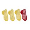 Nobles XXXL Extra Wide Bariatric Non Skid Slipper Socks for Swollen Feet and Edema -XXXL Extra Wide (4 Pairs 3 Yellow 1 Red) view 4