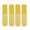 Nobles XXXL Extra Wide Bariatric Non Skid Slipper Socks for Swollen Feet and Edema -XXXL Extra Wide (4 Pairs Yellow) view 2