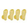 Nobles XXXL Extra Wide Bariatric Non Skid Slipper Socks for Swollen Feet and Edema -XXXL Extra Wide (4 Pairs Yellow) view 3