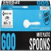 2 set - Concord Import Member S Mark White Plastic Spoons (600 Ct.) Wholesale, Cheap, Discount, Bulk, 900240 view 1