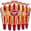 Popcornopolis Gourmet Popcorn  Premium Pack of 6 Popcorn Mini Cones & Exclusive Inspirational Sticker! Small Storage Space Friendly & Great Stocking Stuffers! 8oz total and, 8 ounces view 1