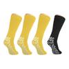 Nobles XXXL Extra Wide Bariatric Non Skid Slipper Socks for Swollen Feet and Edema -XXXL Extra Wide (4 Pairs 3 Yellow 1 Black) view 1