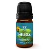 Sz Essentials - Melissa Essential Oil - Aka Lemon Balm - 100% Pure and Undiluted - Extracted from Melissa Officinalis - Sweet & Fruity Scent with Citrusy Overtones - Therapeutic Grade & Vegan - 0.17oz view 1