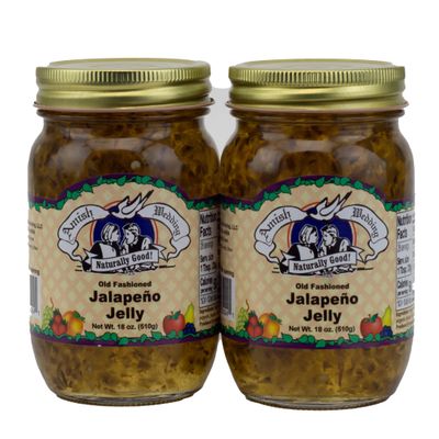 Amish Wedding Jalapeno Jelly 18oz (Pack of 2)