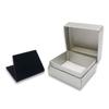 N N'icePackaging - 1 Qty Pre-Wrapped Shimmering Silver Earring Jewelry Gift Box w/matching Gift Sleve and Black Velvet Insert view 3