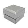 N N'icePackaging - 1 Qty Pre-Wrapped Shimmering Silver Earring Jewelry Gift Box w/matching Gift Sleve and Black Velvet Insert view 4
