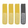 Nobles XXXL Extra Wide Bariatric Non Skid Slipper Socks for Swollen Feet and Edema -XXXL Extra Wide (4 Pairs 3 Yellow 1 Gray) view 2