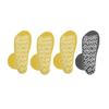 Nobles XXXL Extra Wide Bariatric Non Skid Slipper Socks for Swollen Feet and Edema -XXXL Extra Wide (4 Pairs 3 Yellow 1 Gray) view 3
