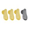 Nobles XXXL Extra Wide Bariatric Non Skid Slipper Socks for Swollen Feet and Edema -XXXL Extra Wide (4 Pairs 3 Yellow 1 Gray) view 4