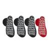 Nobles XXXL Extra Wide Bariatric Non Skid Slipper Socks for Swollen Feet and Edema -XXXL Extra Wide (4 Pairs 3 Black 1 Red) view 4
