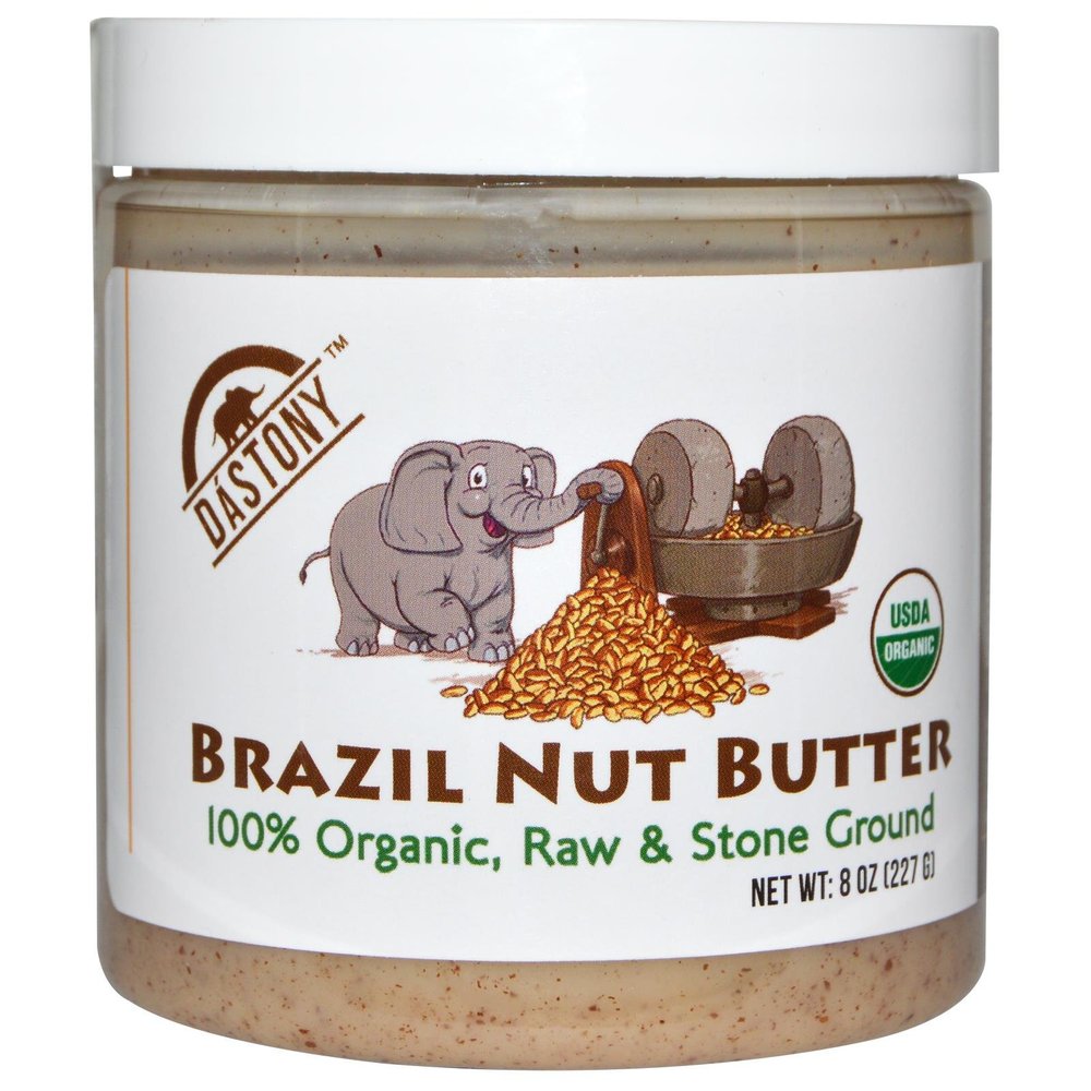 4 Set- Dastony 100% Organic Brazil Nut Butter 8 oz (227 g)