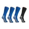 Nobles XXXL Extra Wide Bariatric Non Skid Slipper Socks for Swollen Feet and Edema -XXXL Extra Wide (4 Pairs 3 Blue 1 Black) view 1