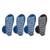 Nobles XXXL Extra Wide Bariatric Non Skid Slipper Socks for Swollen Feet and Edema -XXXL Extra Wide (4 Pairs 3 Blue 1 Black) view 3